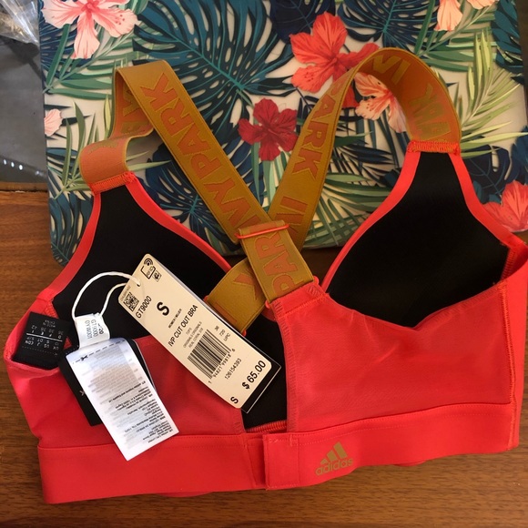 ADIDAS x IVY PARK Drop 2 Cut Out Bra (Coral) - Picture 3 of 6